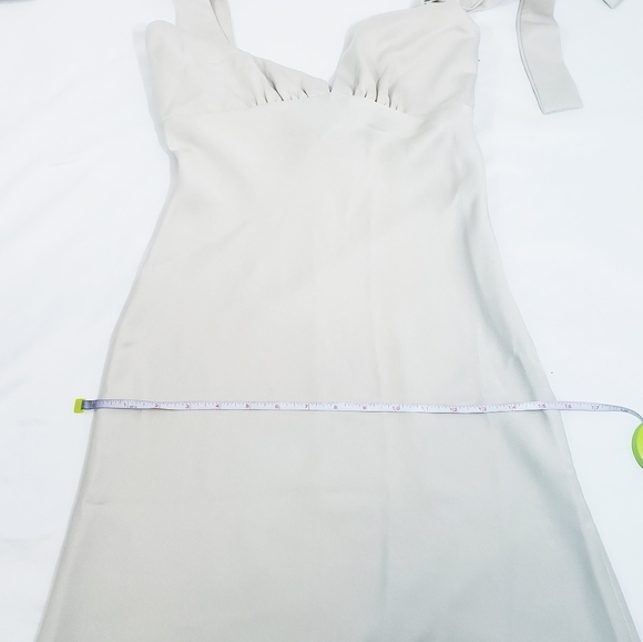 *Last Chance* NWT BHLDN Sachin + Babi Hudson Satin Charmeuse Dress Champagne - Picture 7 of 12